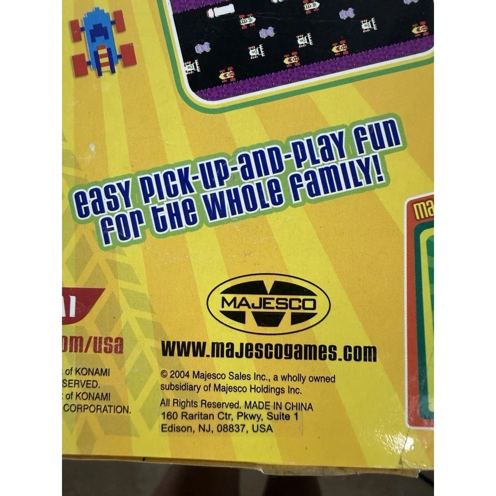 Frogger TV Arcade Plug & Play Retro Game Joystick Open Box Tested 2004 Konami